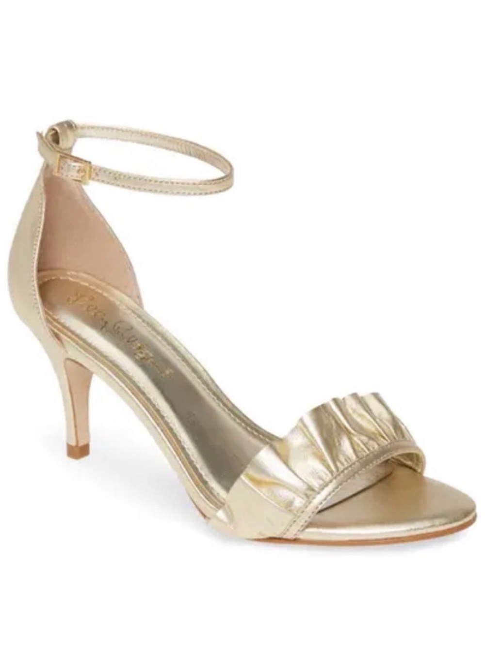 Lily Pulitzer Carly Sandal- Gold Metallic